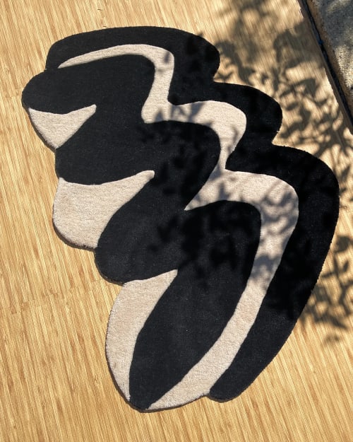 Zig Zag Hand Tufted Rug | Area Rug in Rugs by Jubi Rugs