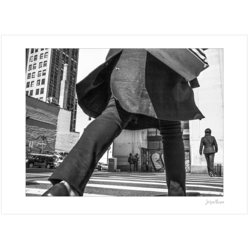 New York Walking #4985: Canal Street Looming Figure | Photography by Susan Bowen Photos