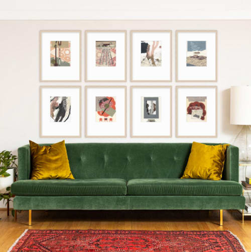 Serendipities Gallery Wall | Paintings by Odd Duck Press