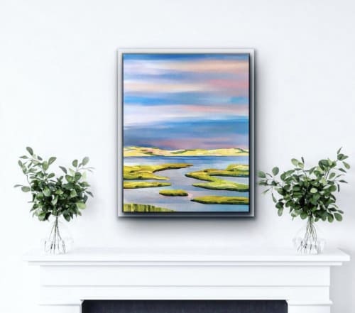 Marsh Ocean Dunes Sky | Prints by Neon Dunes by Lily Keller
