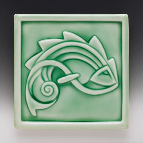 Leaping Fish Tile