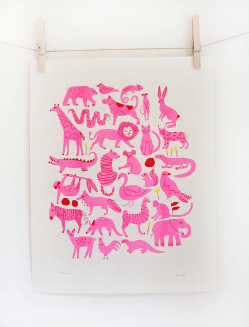 Creatures Print | Prints by Leah Duncan