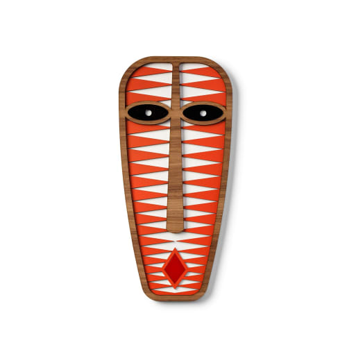 Modern African Mask #37 | Wall Sculpture in Wall Hangings by Umasqu