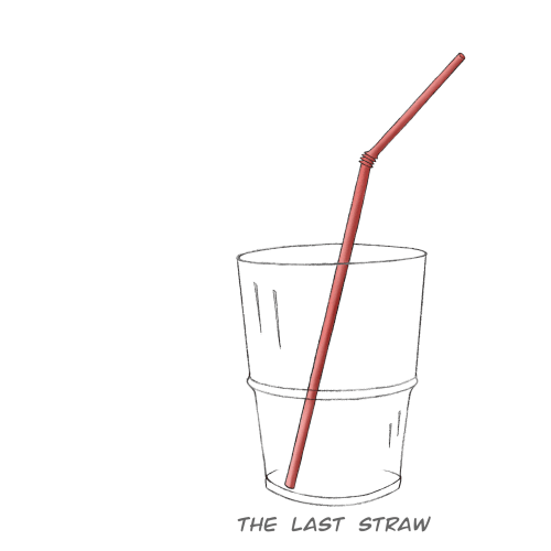 The Last Straw - Graphic Sketch | Prints in Paintings by Carolyn McGlennon