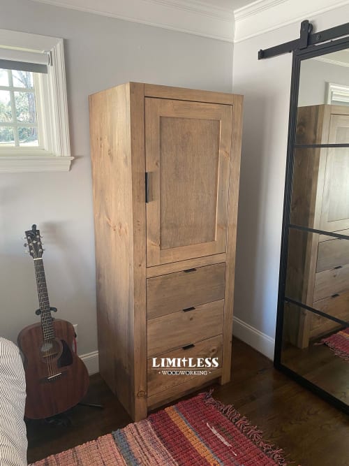 Model #1078 - Custom Linen Tower | Storage by Limitless Woodworking