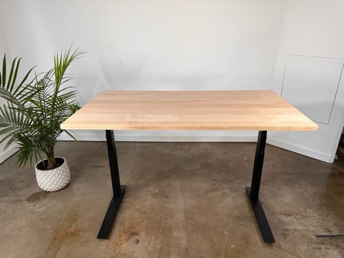 Hardwood Slab Desktop - Natural Maple | Tables by ROMI