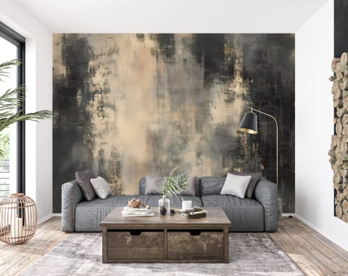 Distressed Linen — Luxe Textures Luxury Wallpaper Mural | Wall Treatments by ELLE WALLS