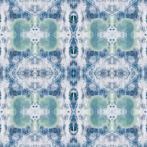Papeari, Ocean | Linens & Bedding by Philomela Textiles & Wallpaper
