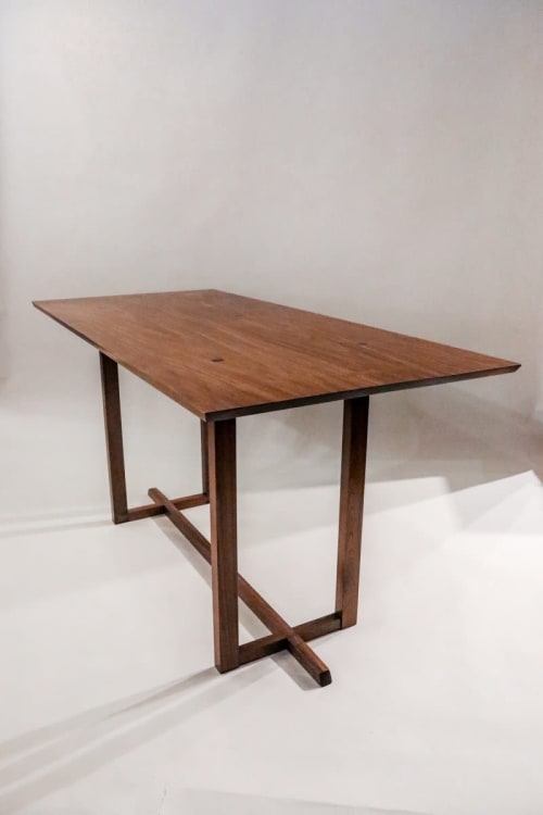 The Coda Walnut Desk - modern home office decor | Tables by Mokuzai Furniture