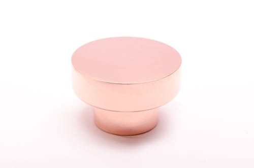 Dot 30 Polished Copper Knob | Hardware by Windborne Studios