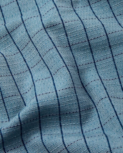 Grid Texture Blue — Fabric by the Yard | Linens & Bedding by MINNA