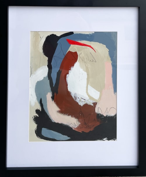 Collage on paper | Mixed Media by Lizzie DiSilvestro