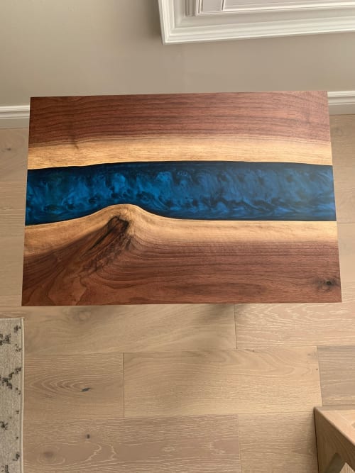 Walnut River Epoxy Board | Serveware by Good Wood Brothers