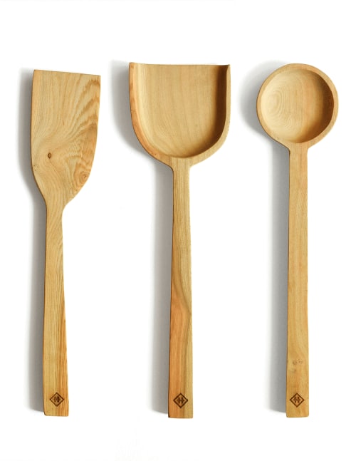 Wooden Spoons (Pack 3 units) | Utensils by Hualle