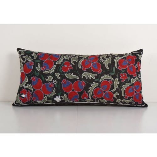 Tashkent Suzani Bedding Pillow Case Made from a 19th Century | Pillows by Vintage Pillows Store