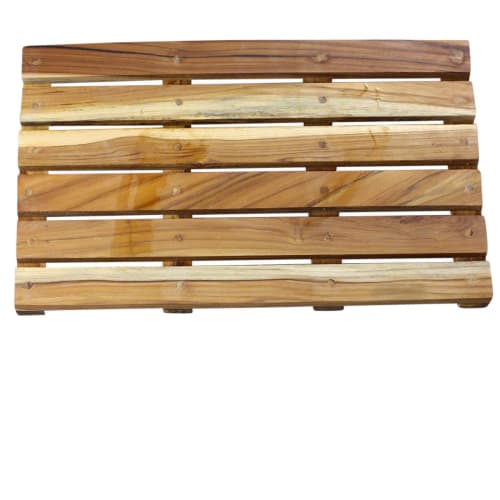 Haussmann® Teak Teak Spa Mat ST 24 L x 14.5 W x 1.5 in H | Rugs by Haussmann®