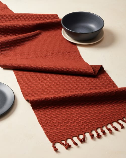 Panalito Runner - Rust | Table Runner in Linens & Bedding by MINNA
