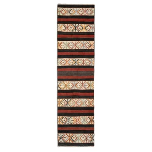 1970s Turkish Organic Kilim Runner 2'1" X 7'4" | Rugs by Vintage Pillows Store