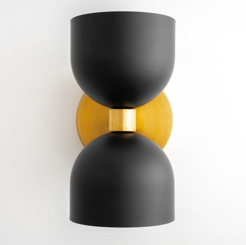 Wall Sconce - Black Deep Ball - Model No. 5116 | Sconces by Peared Creation