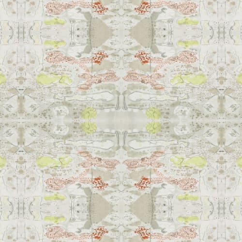 Extremities, Cement | Linens & Bedding by Philomela Textiles & Wallpaper