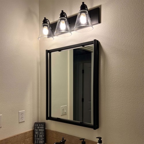Metal Floating Mirror | Decorative Objects by Sand & Iron
