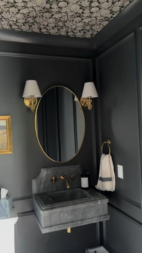 Add a Touch of Luxury to Your Bathroom with a Grey Marble Sink | Gray Marble Basin | Water Fixtures by AYMARBLEDESIGN LLC