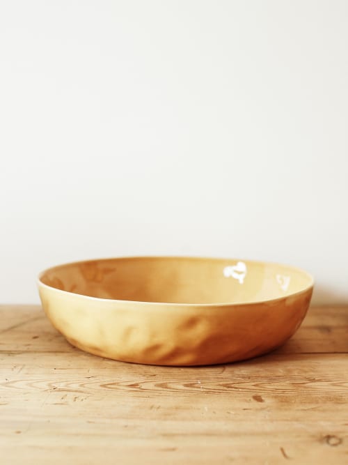 Large Serving Bowl in Dijon | Serveware by Barton Croft
