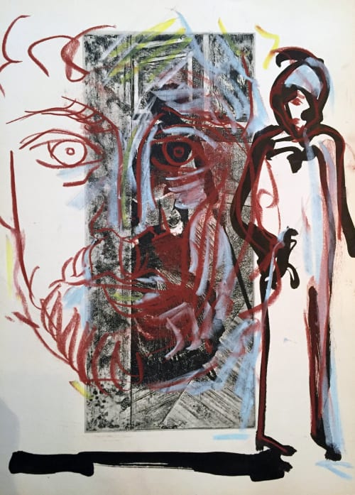 Herakles | Mixed Media in Paintings by Eric Farache Artist