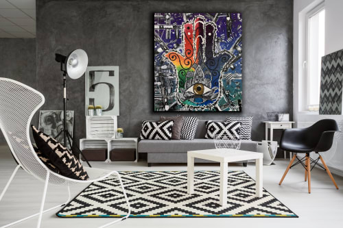 Modern Amulet | Mixed Media in Paintings by Daniela SV Art