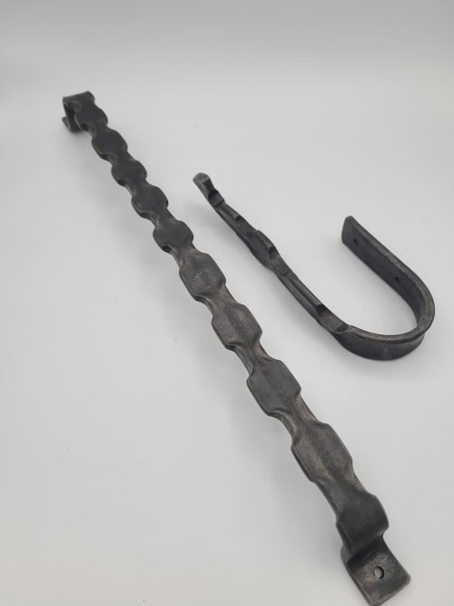 Modern Industrial Bath Hardware Toilet Paper Holder Towel | Hardware by Element Hand Forged Hardware