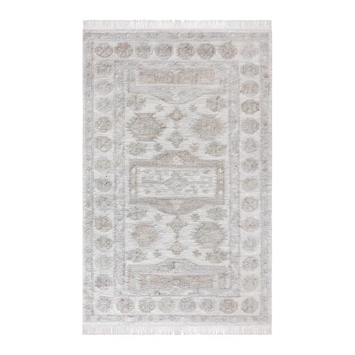 Boho Jute Area, Punja Kelim Rug, Handmade Neutral Rug, Farmhouse Living Room Carpet | Rugs by Swiflo
