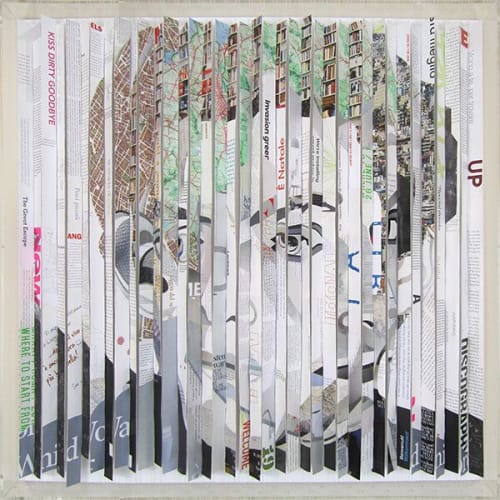 The Great Escape | Collage in Paintings by Paola Bazz