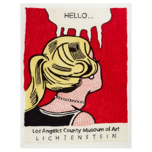Lichtenstein @ Los Angeles County Museum of Art | Wall Hangings by Stevie Howell