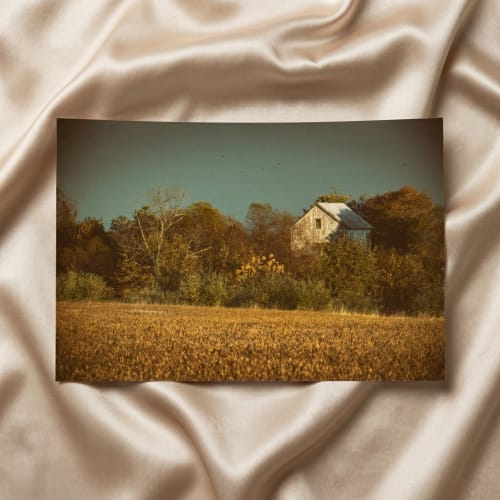Abandoned Barn Colorized Landscape Loose / Unframed Wall Art | Photography by PIPA Designs