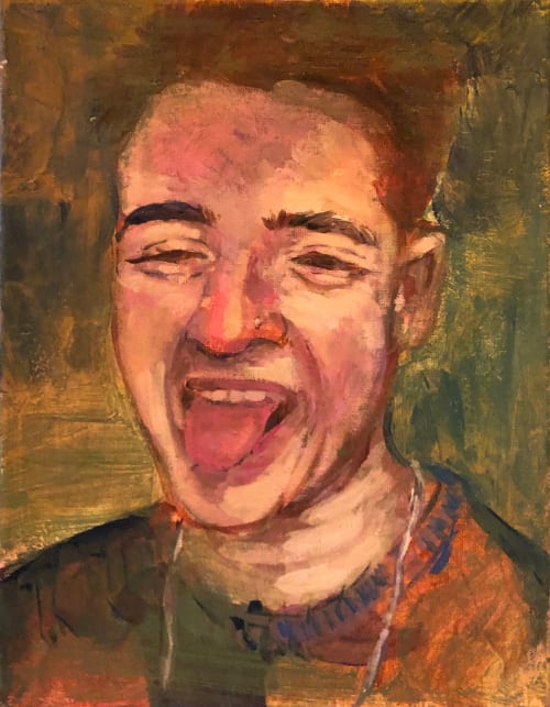 The Mensch | Oil And Acrylic Painting in Paintings by Eric Farache Artist