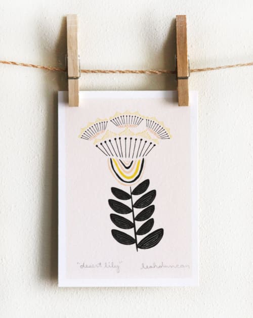 Desert Lily Print | Prints by Leah Duncan
