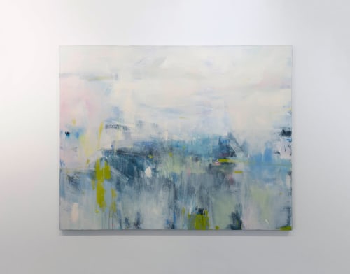 Blush Hour | Oil And Acrylic Painting in Paintings by Sorelle Gallery