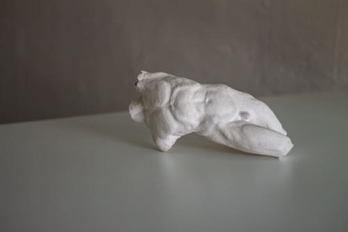 Male Torso Sculpture - Fragment | Sculptures by dellsculpture