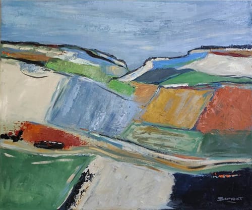 Agros | Oil And Acrylic Painting in Paintings by Sophie DUMONT.