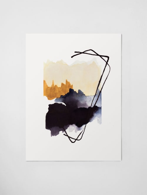 "Cave In The Mountains" Art Print | Prints in Paintings by Kim Knoll Art
