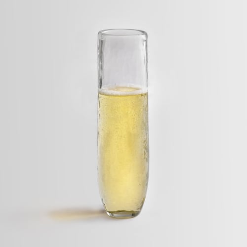 Stemless Flutes Set of 4 | Glass in Drinkware by The Collective