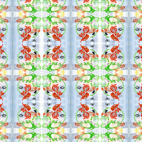 Botanical, Primary | Linens & Bedding by Philomela Textiles & Wallpaper
