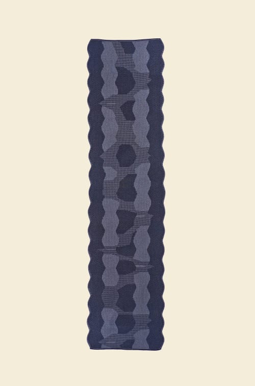 Organic Cotton/Viscose Table Runner in Grey | Linens & Bedding by BOI