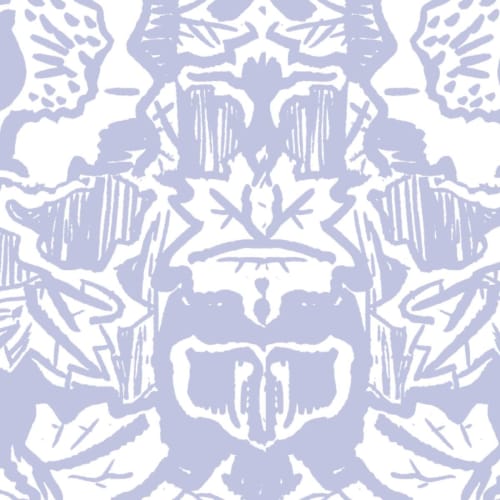 Indian Floral (XL), Vinil | Fabric in Linens & Bedding by Philomela Textiles & Wallpaper