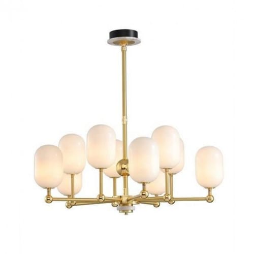 Alan Mizrahi IQ8138 Blown Chandelier | Sconces by Alan Mizrahi Lighting Design