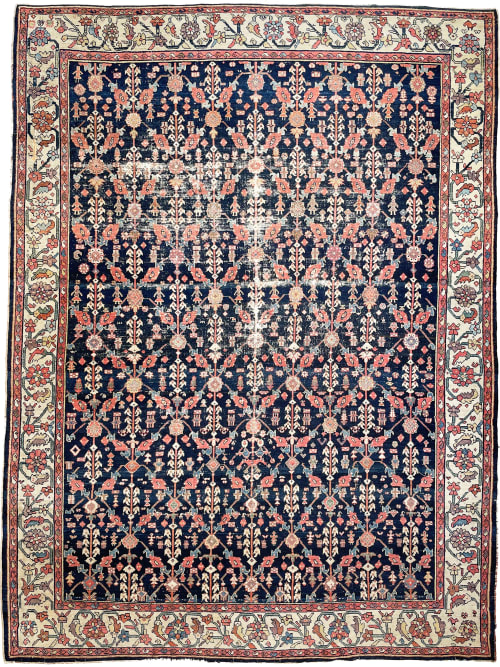 ABSOLUTE DIVINE Antique Rug | Ancient Lattice Design | Area Rug in Rugs by The Loom House