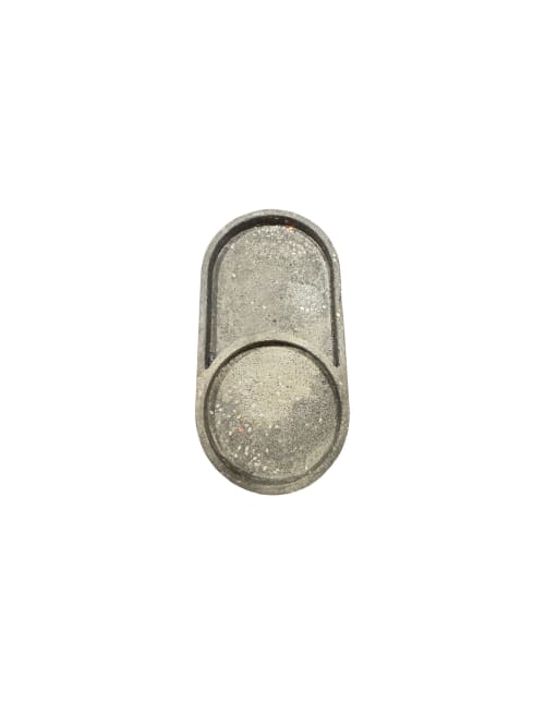 Lunar Dipping Oval Tray | Decorative Tray in Decorative Objects by RAW & UNIQ
