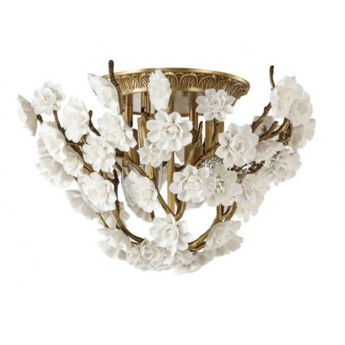 Alan Mizrahi WM624 White Flower | Chandeliers by Alan Mizrahi Lighting Design