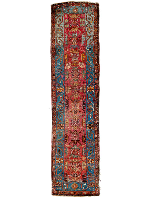 TRULY STUNNING EXOTIC Antique Northwest Persian Runner | Runner Rug in Rugs by The Loom House