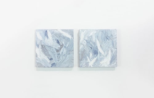 Blueberry Shortcake Mini III & IV | Oil And Acrylic Painting in Paintings by Sorelle Gallery